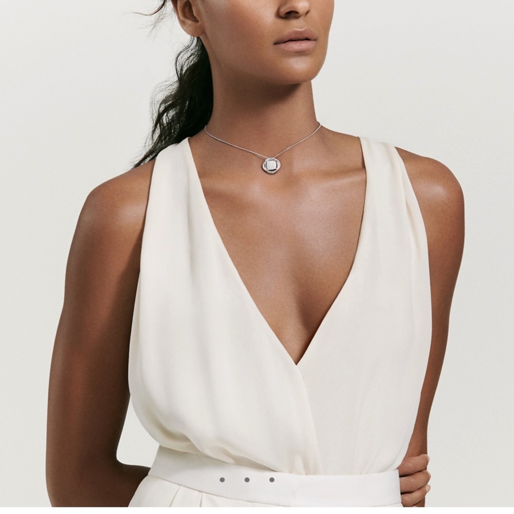 David Yurman Pendant Diamond Necklace